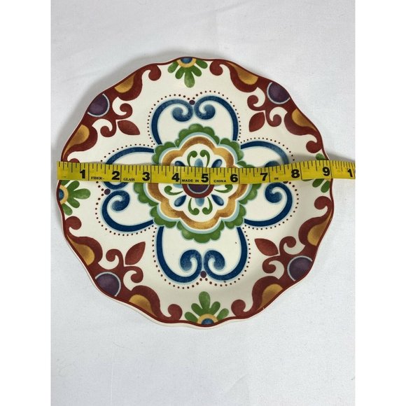 Lot Of 2 ~ PIER 1 "Global Medallion"  Ivory Earthe - Picture 7 of 8